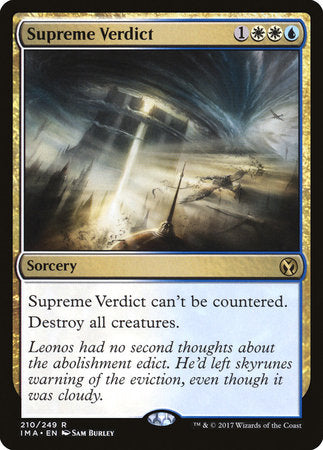 Supreme Verdict [Iconic Masters] | Mega City Incorporated