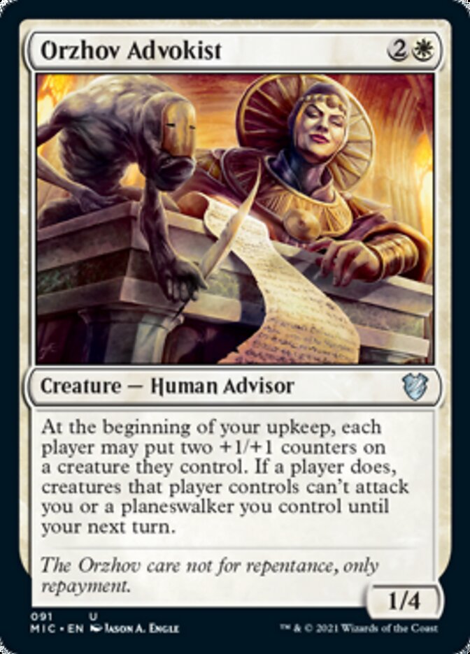 Orzhov Advokist [Innistrad: Midnight Hunt Commander] | Mega City Incorporated