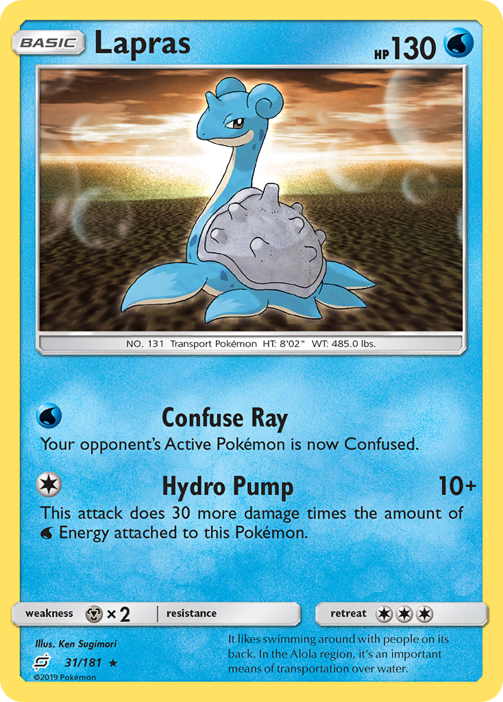 Lapras (31/181) [Sun & Moon: Team Up] | Mega City Incorporated