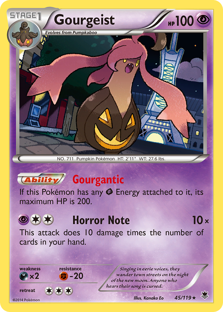 Gourgeist (45/119) [XY: Phantom Forces] | Mega City Incorporated