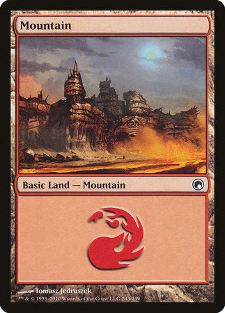 Mountain (243) [Scars of Mirrodin] | Mega City Incorporated