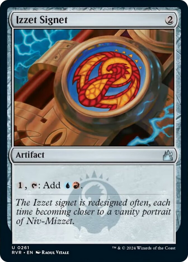 Izzet Signet [Ravnica Remastered] | Mega City Incorporated