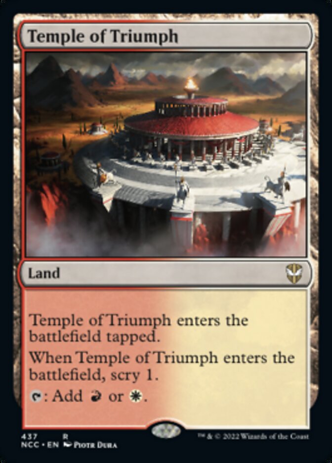 Temple of Triumph [Streets of New Capenna Commander] | Mega City Incorporated