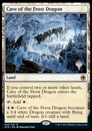 Cave of the Frost Dragon (Promo Pack) [Dungeons & Dragons: Adventures in the Forgotten Realms Promos] | Mega City Incorporated