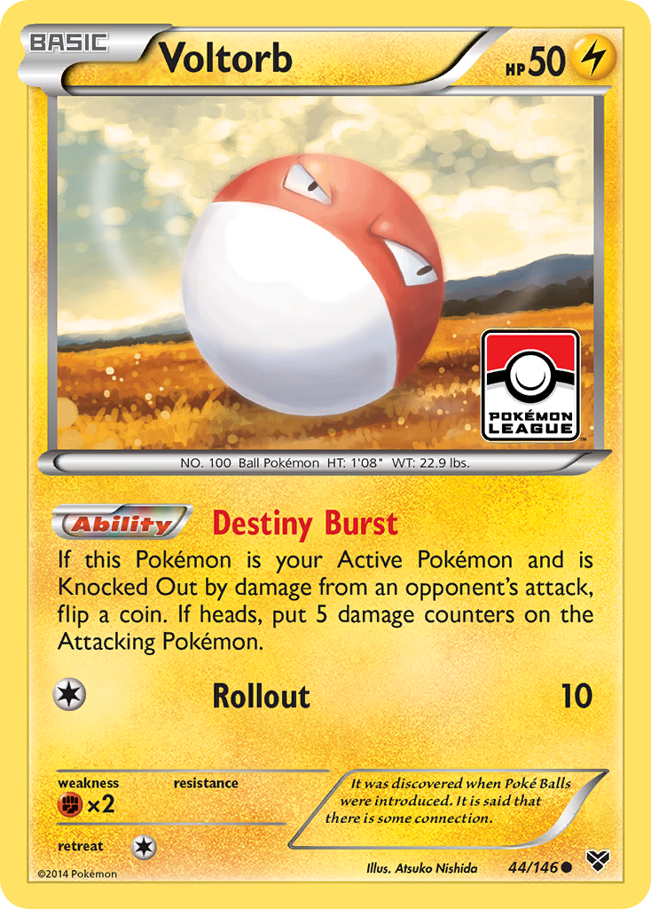 Voltorb (44/146) [XY: Base Set] | Mega City Incorporated