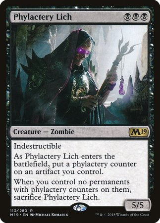 Phylactery Lich [Core Set 2019] | Mega City Incorporated