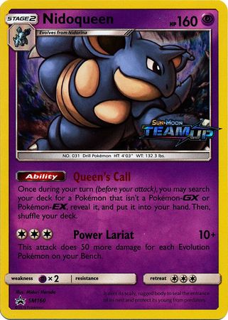 Nidoqueen (SM160) (Staff) [Sun & Moon: Black Star Promos] | Mega City Incorporated