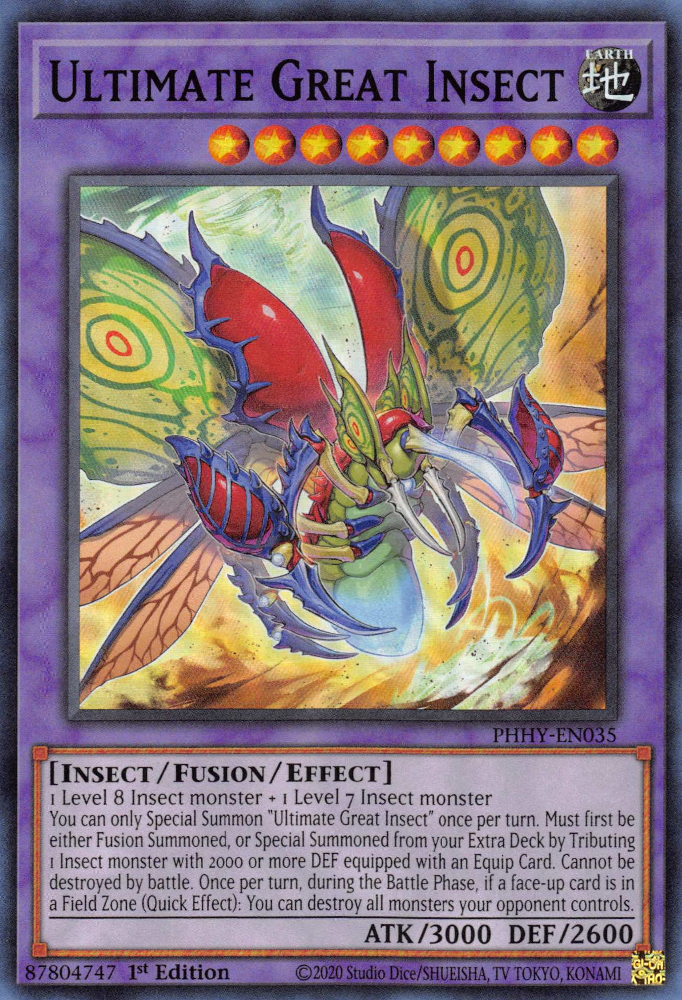 Ultimate Great Insect [PHHY-EN035] Super Rare | Mega City Incorporated