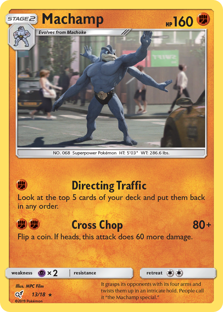 Machamp (13/18) [Sun & Moon: Detective Pikachu] | Mega City Incorporated