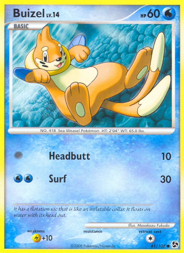 Buizel (61/106) [Diamond & Pearl: Great Encounters] | Mega City Incorporated