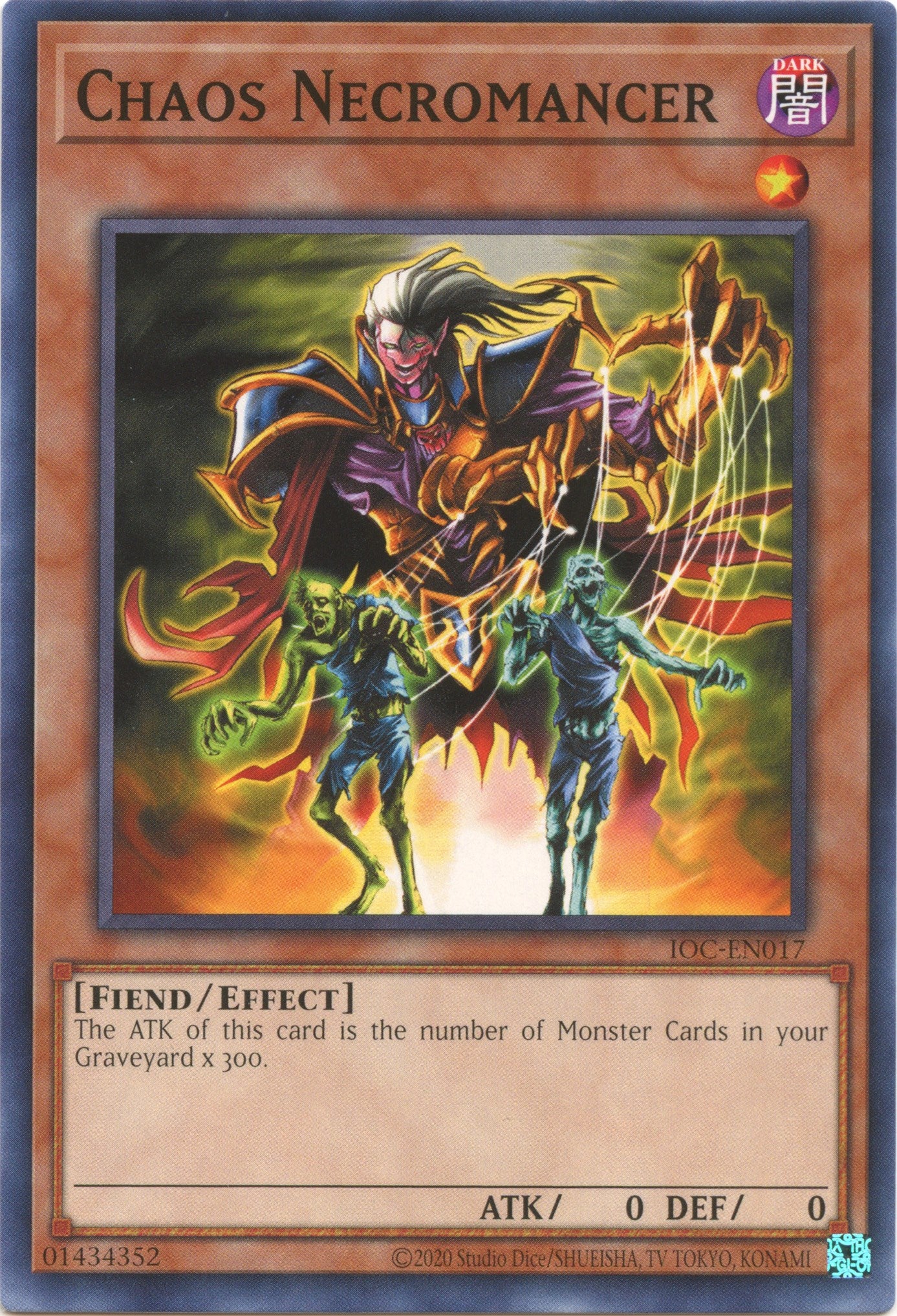 Chaos Necromancer (25th Anniversary) [IOC-EN017] Common | Mega City Incorporated