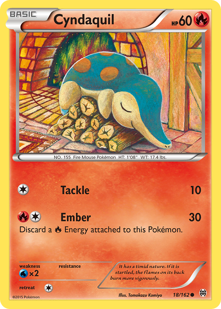 Cyndaquil (18/162) [XY: BREAKthrough] | Mega City Incorporated