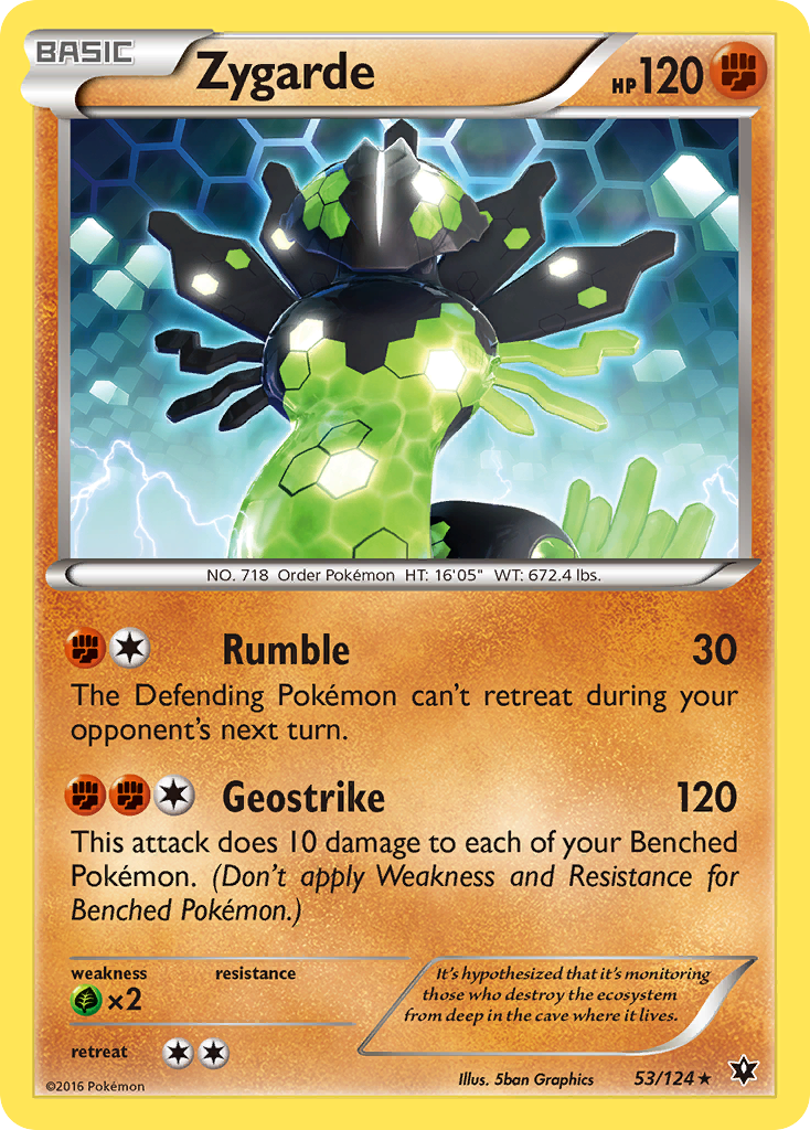 Zygarde (53/124) [XY: Fates Collide] | Mega City Incorporated