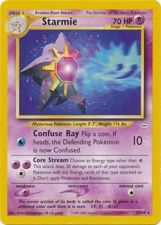 Starmie (25/64) [Neo Revelation Unlimited] | Mega City Incorporated