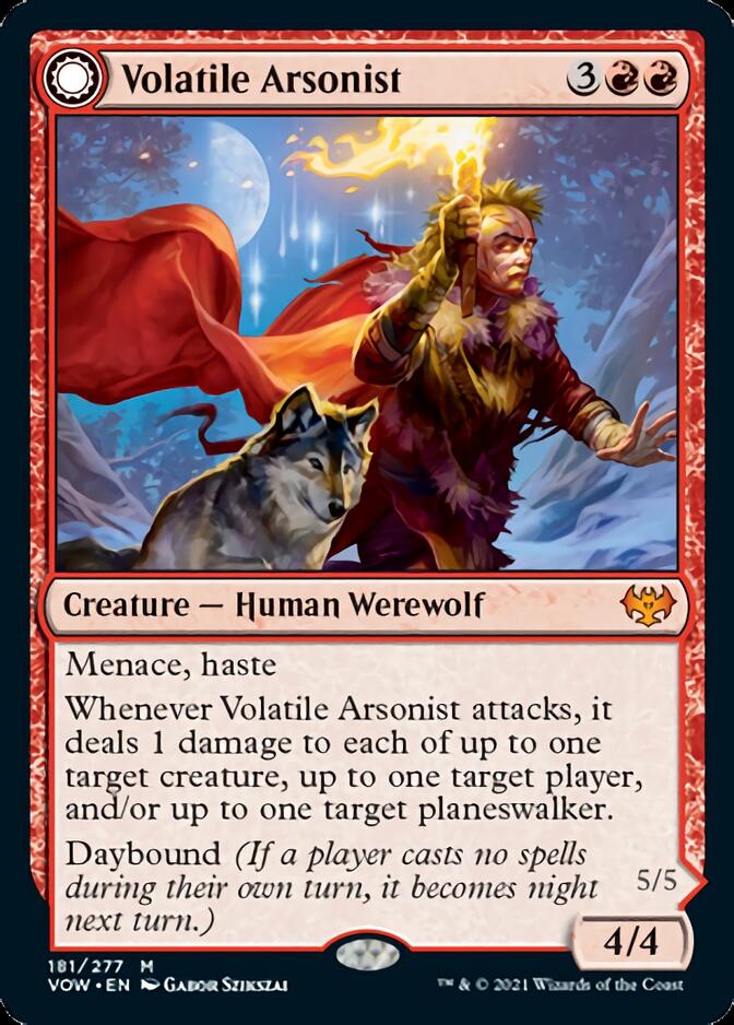 Volatile Arsonist // Dire-Strain Anarchist [Innistrad: Crimson Vow] | Mega City Incorporated