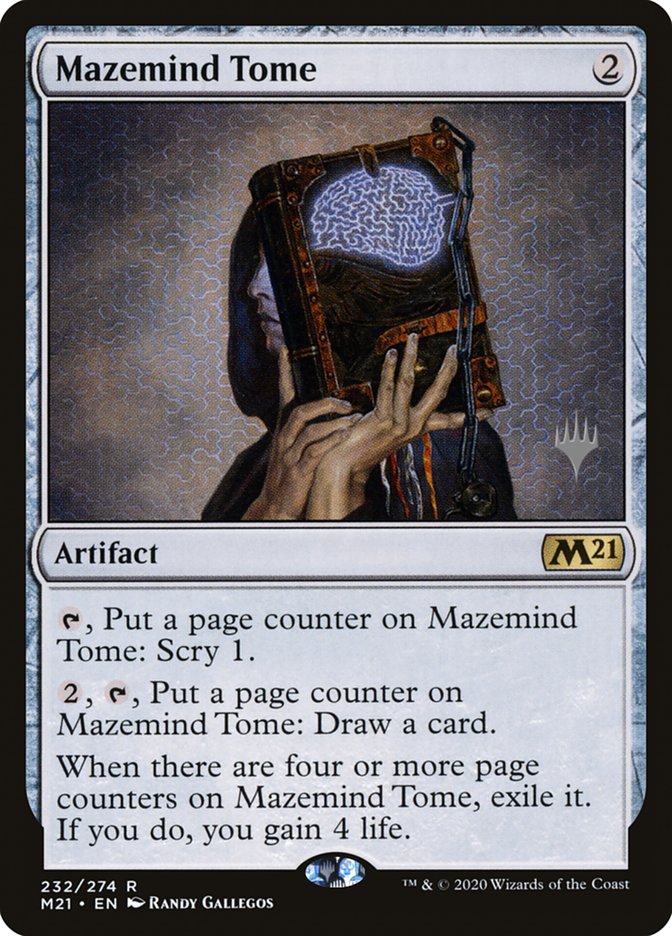 Mazemind Tome (Promo Pack) [Core Set 2021 Promos] | Mega City Incorporated