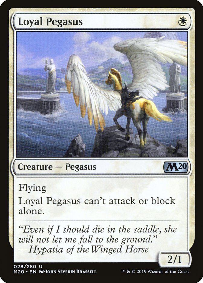 Loyal Pegasus [Core Set 2020] | Mega City Incorporated