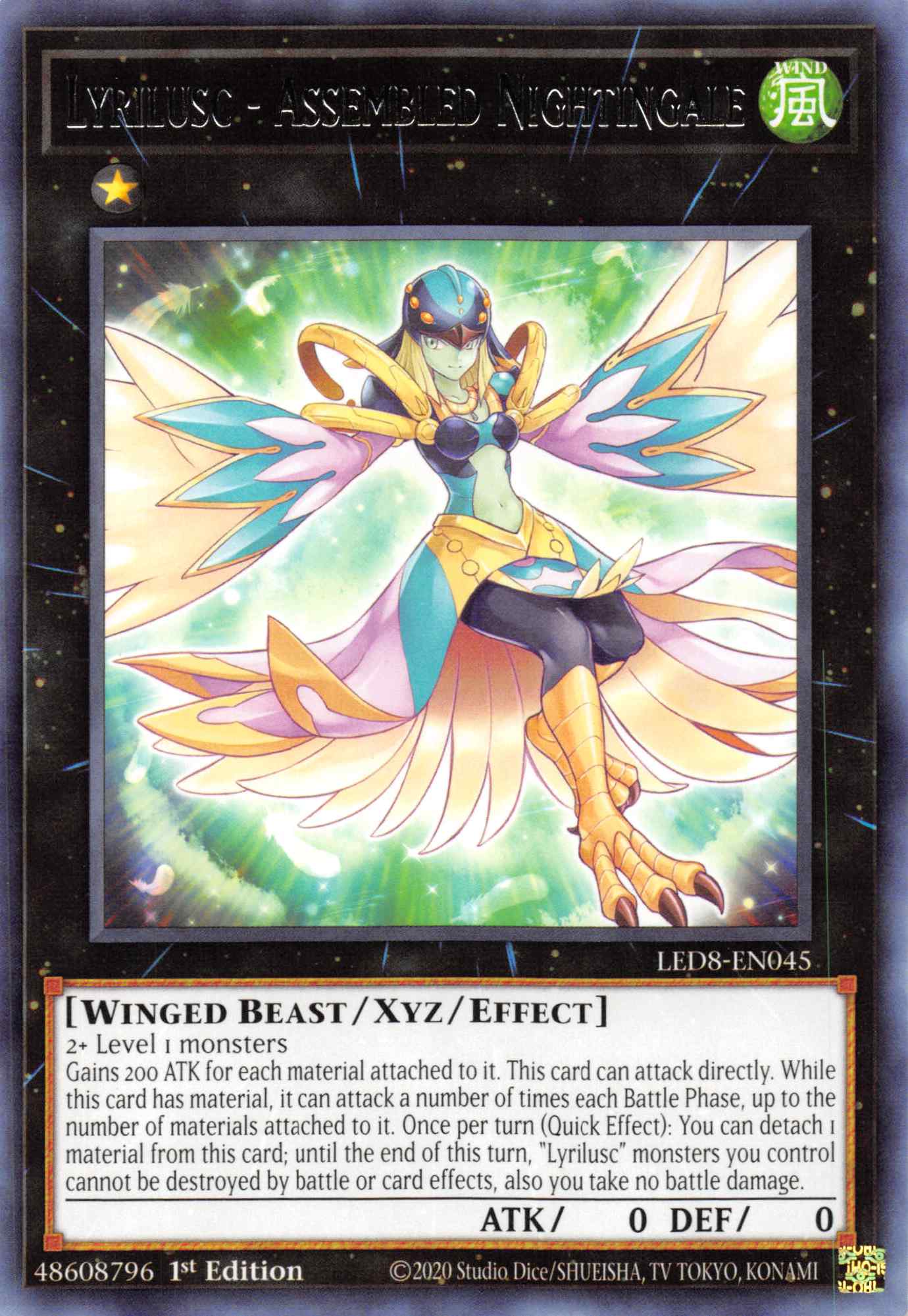 Lyrilusc - Assembled Nightingale [LED8-EN045] Rare | Mega City Incorporated