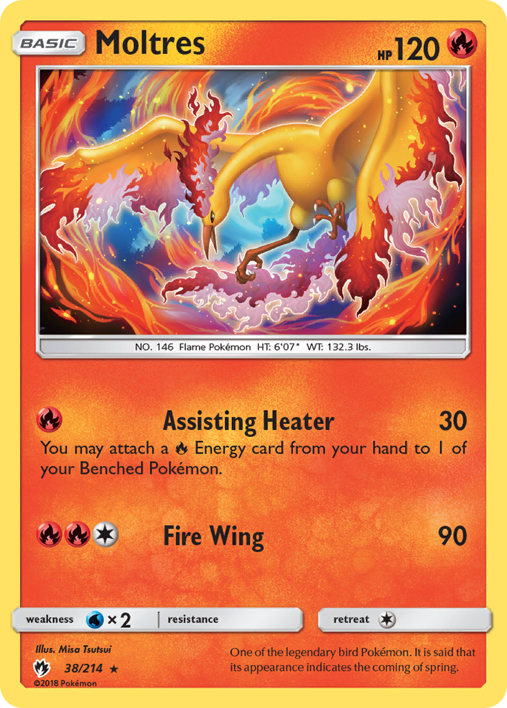 Moltres (38/214) [Sun & Moon: Lost Thunder] | Mega City Incorporated