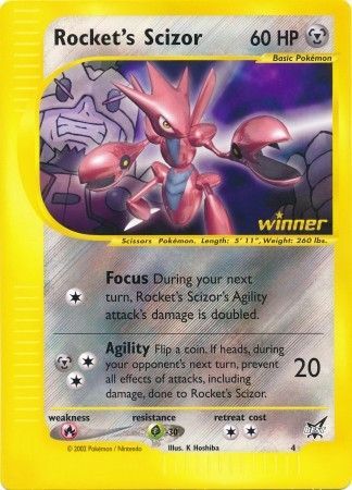 Rocket's Scizor (4) (Jumbo Card) [Best of Promos] | Mega City Incorporated