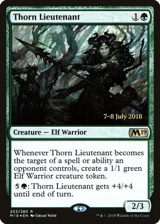 Thorn Lieutenant [Core Set 2019 Promos] | Mega City Incorporated