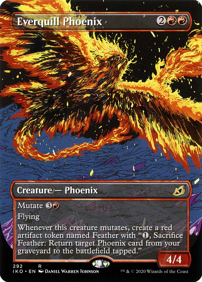 Everquill Phoenix (Showcase) [Ikoria: Lair of Behemoths] | Mega City Incorporated