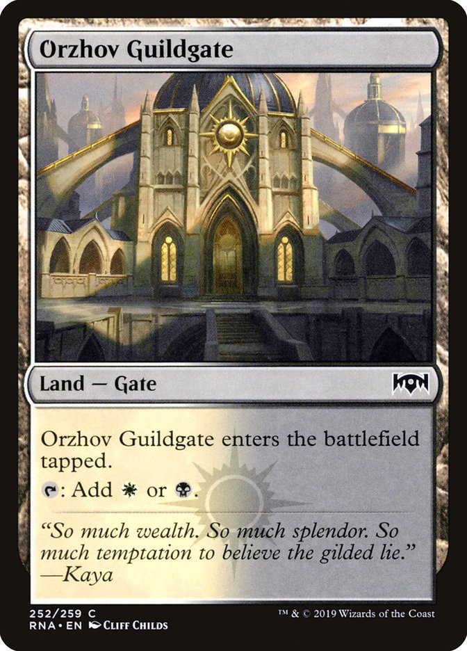 Orzhov Guildgate (252/259) [Ravnica Allegiance] | Mega City Incorporated