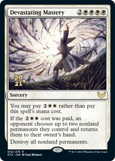 Devastating Mastery [Strixhaven: School of Mages Prerelease Promos] | Mega City Incorporated