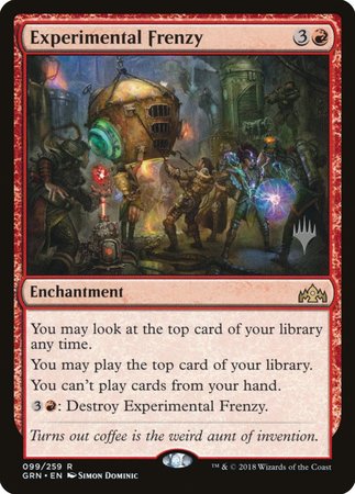 Experimental Frenzy [Guilds of Ravnica Promos] | Mega City Incorporated