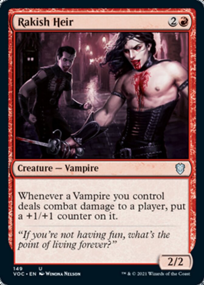 Rakish Heir [Innistrad: Crimson Vow Commander] | Mega City Incorporated