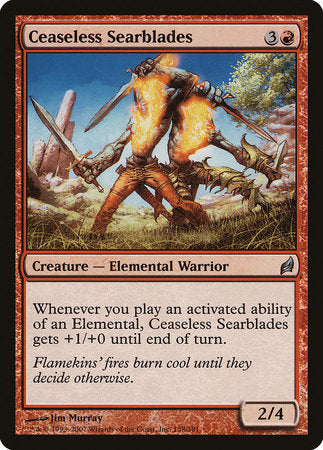 Ceaseless Searblades [Lorwyn] | Mega City Incorporated