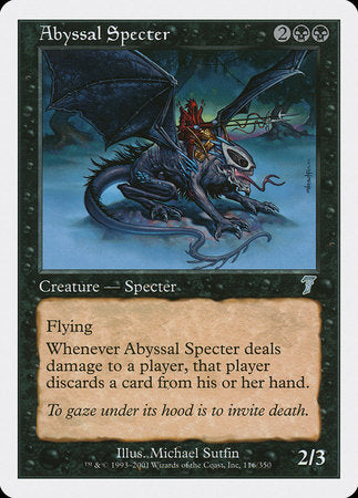 Abyssal Specter [Seventh Edition] | Mega City Incorporated