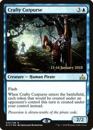 Crafty Cutpurse [Rivals of Ixalan Promos] | Mega City Incorporated