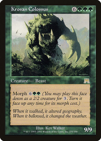 Krosan Colossus [Onslaught] | Mega City Incorporated