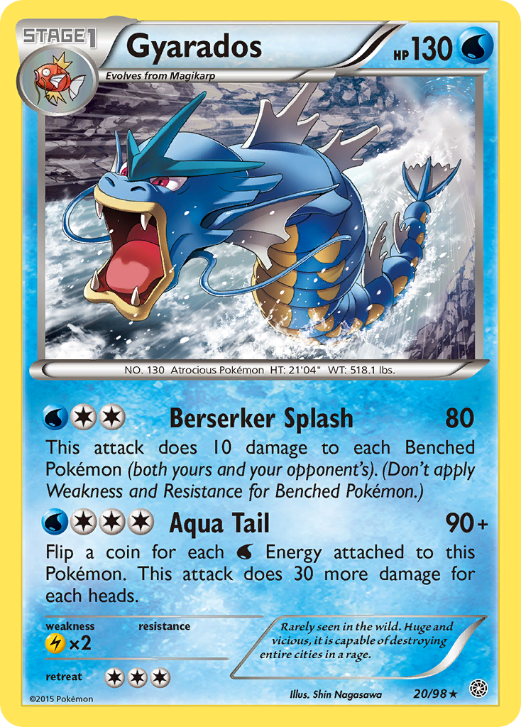 Gyarados (20/98) [XY: Ancient Origins] | Mega City Incorporated