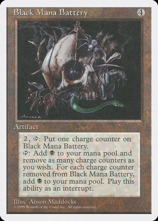 Black Mana Battery [Fourth Edition] | Mega City Incorporated