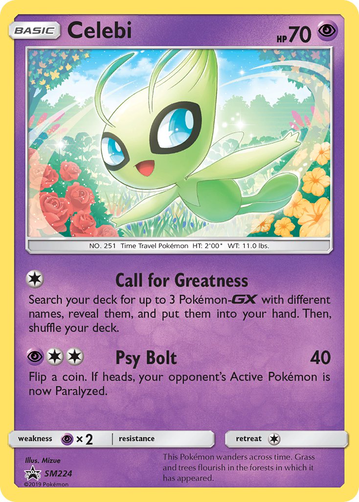 Celebi (SM224) [Sun & Moon: Black Star Promos] | Mega City Incorporated