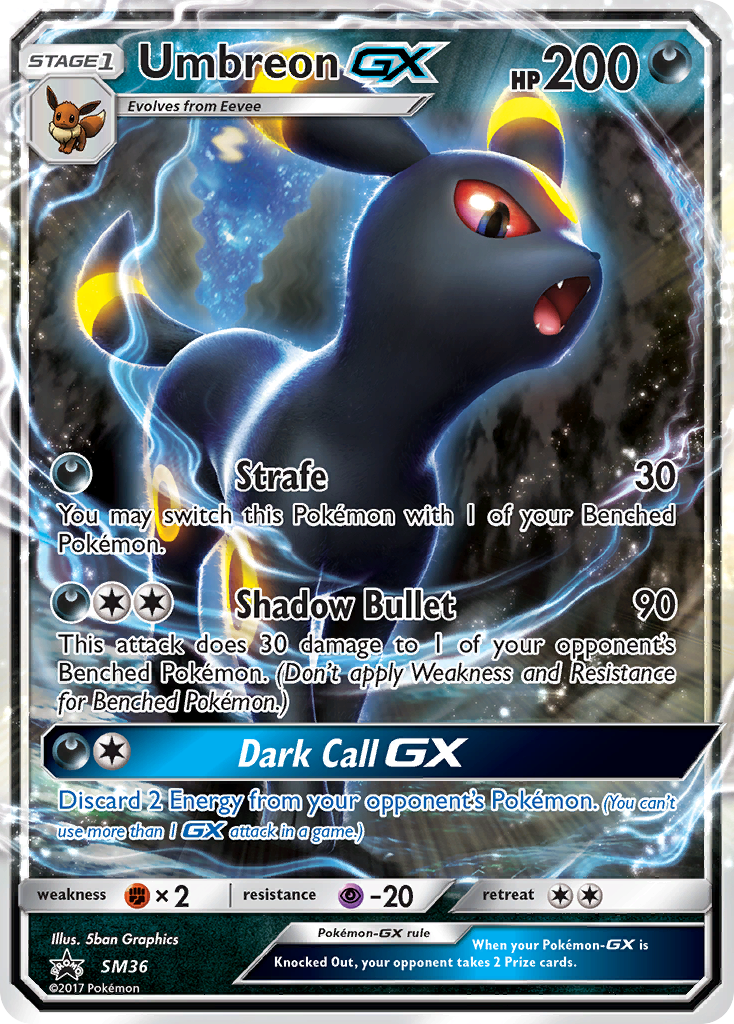 Umbreon GX (SM36) [Sun & Moon: Black Star Promos] | Mega City Incorporated