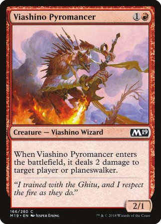 Viashino Pyromancer [Core Set 2019] | Mega City Incorporated