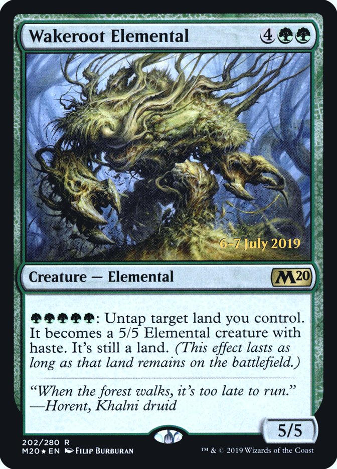 Wakeroot Elemental  [Core Set 2020 Prerelease Promos] | Mega City Incorporated