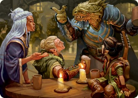 You Meet in a Tavern Art Card [Dungeons & Dragons: Adventures in the Forgotten Realms Art Series] | Mega City Incorporated