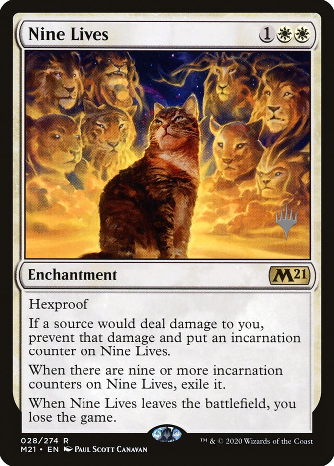 Nine Lives (Promo Pack) [Core Set 2021 Promos] | Mega City Incorporated