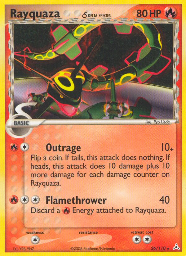 Rayquaza (26/110) (Delta Species) [EX: Holon Phantoms] | Mega City Incorporated