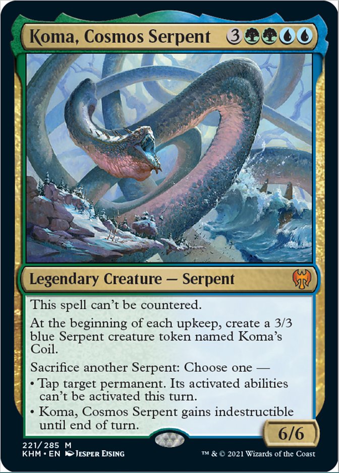 Koma, Cosmos Serpent [Kaldheim] | Mega City Incorporated