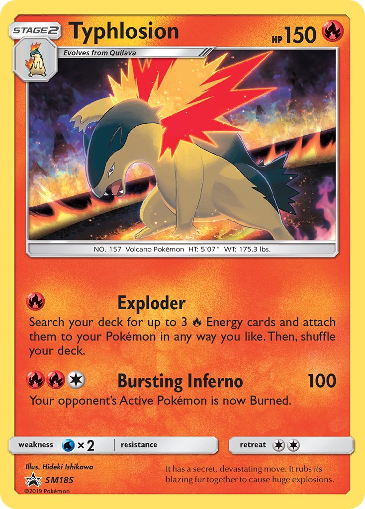 Typhlosion (SM185) [Sun & Moon: Black Star Promos] | Mega City Incorporated