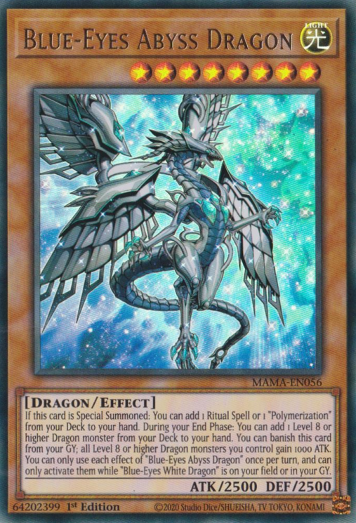 Blue-Eyes Abyss Dragon [MAMA-EN056] Ultra Rare | Mega City Incorporated