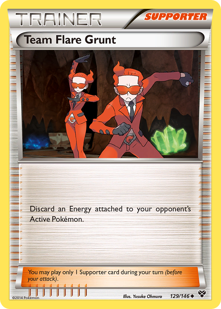 Team Flare Grunt (129/146) [XY: Base Set] | Mega City Incorporated