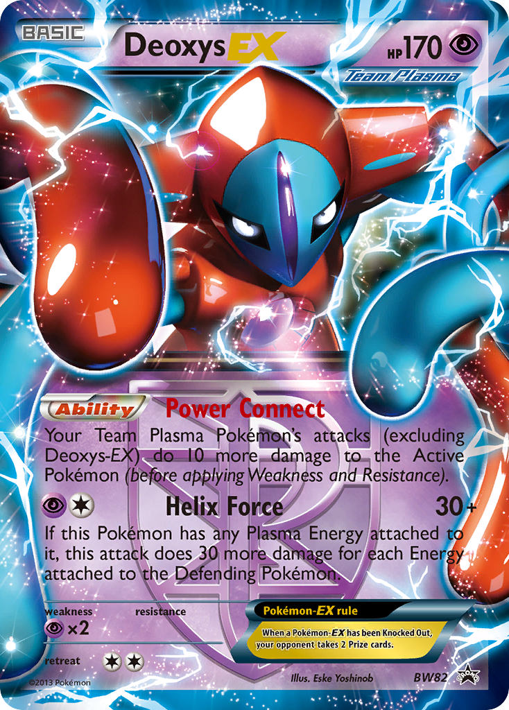 Deoxys EX (BW82) [Black & White: Black Star Promos] | Mega City Incorporated