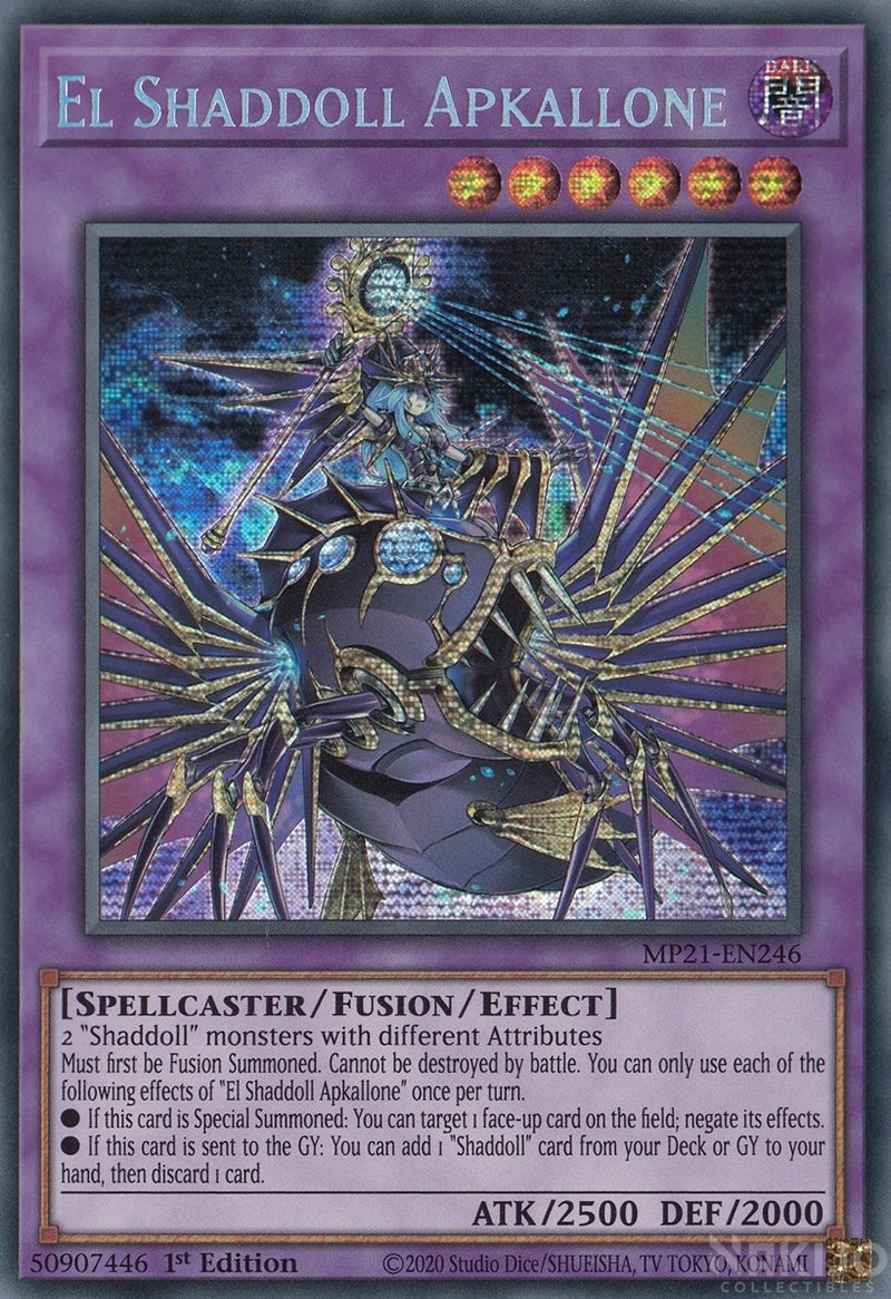 El Shaddoll Apkallone [MP21-EN246] Prismatic Secret Rare | Mega City Incorporated