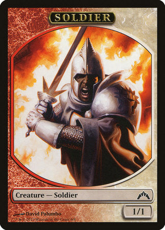 Soldier Token (Red/White) [Gatecrash Tokens] | Mega City Incorporated